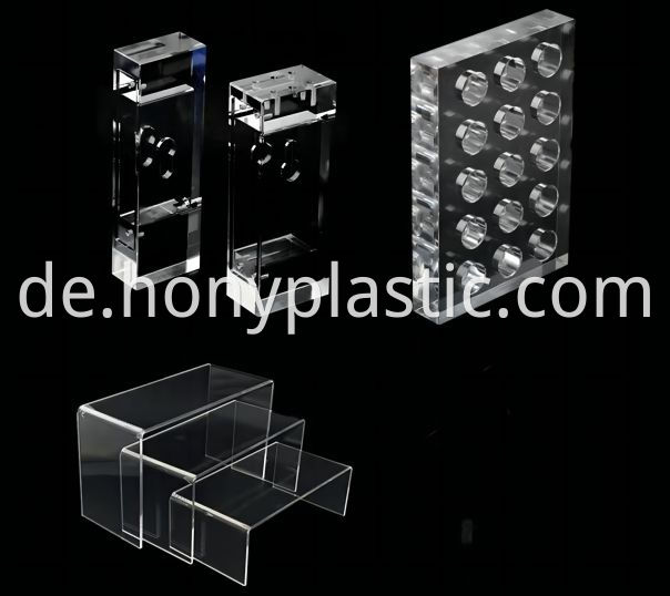 transparent Acrylic CNC Machining Parts1